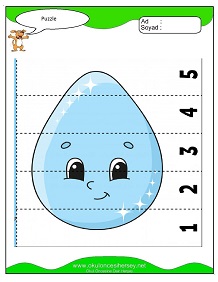 Çocuklar İçin Puzzle Çalışma Sayfaları